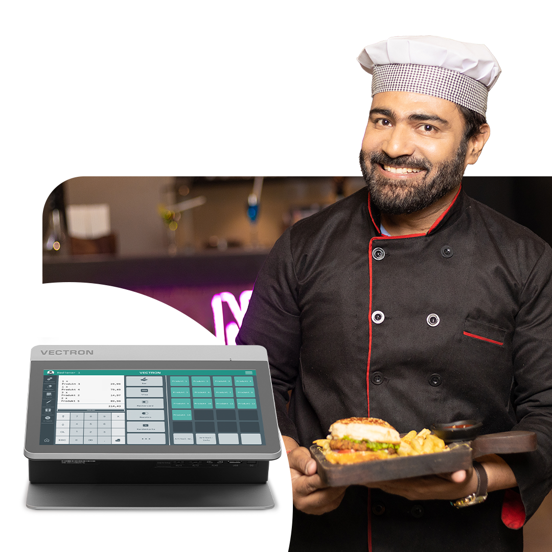 Gastronomie & Hotellerie – Kassensystem mit Vectron POS 8 im Restaurant