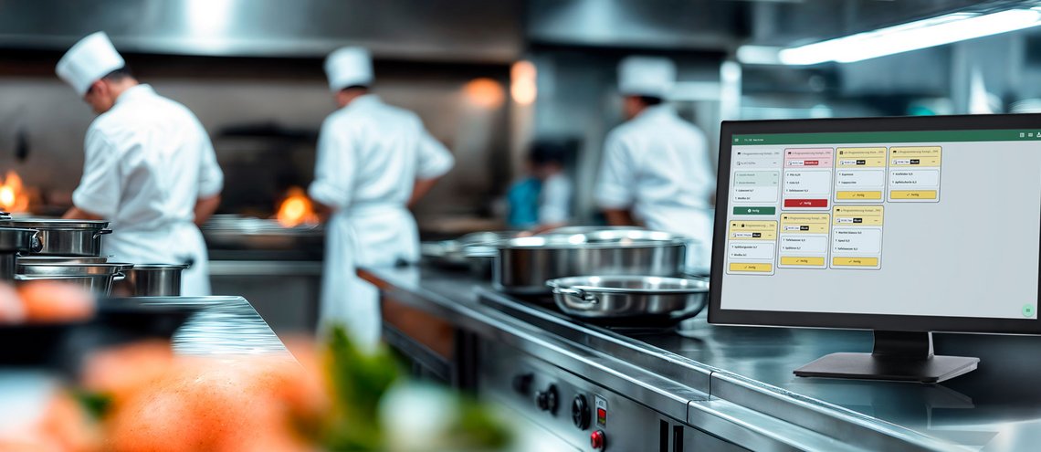 Order Hub in der Küche
